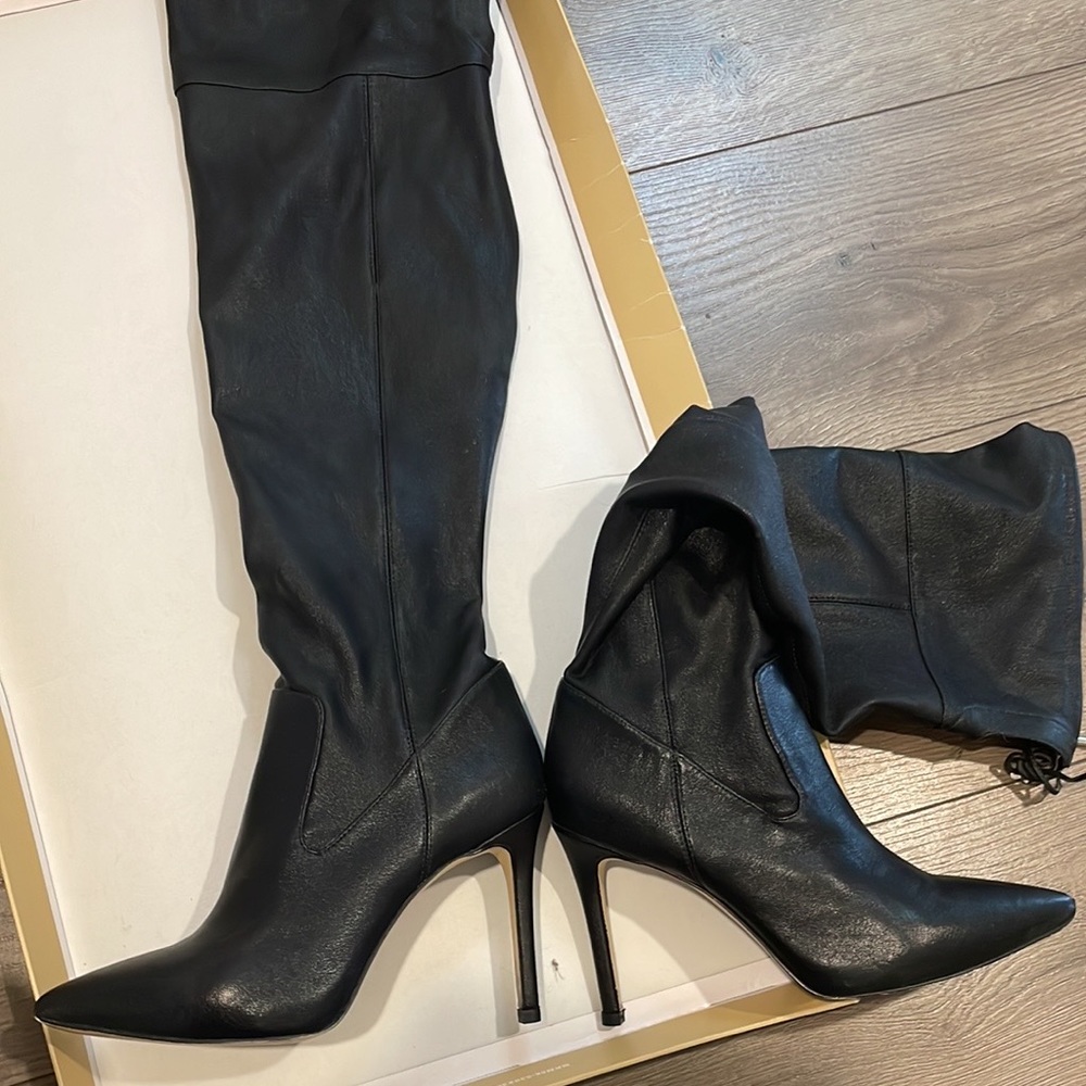 MK Jamie Stretch Over-The-Knee Stiletto Boot
Michael Kors